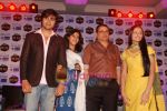 Harshad Chopra, Neha Janpandit, Ekta Kapoor at the launch of new serial on Star Plus Tere Liye in J W Marriott on 1st June 2010 (9).JPG